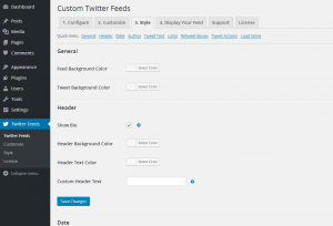Styling-Einstellungen - 1