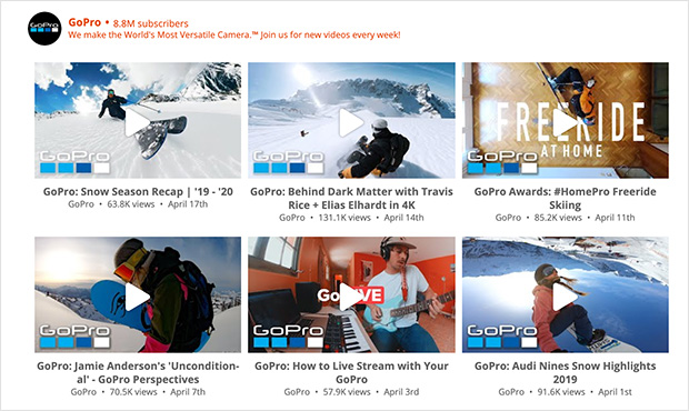 Nuovi feed di YouTube