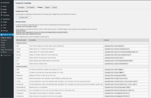Feeds para o plugin YouTube WordPress - Opções de shortcode 1