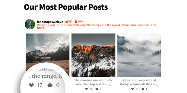 Ordinare i post di Instagram in base ai Mi Piace