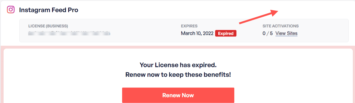 Screenshot of User Account plugin download views (valid license vs. expired license).