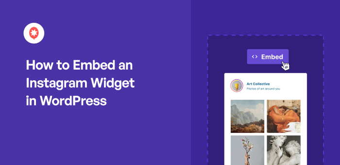How to Embed an Instagram Widget in WordPress