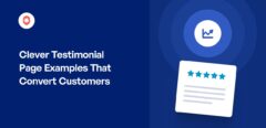 Exemplos inteligentes de páginas de testemunhos que convertem clientes