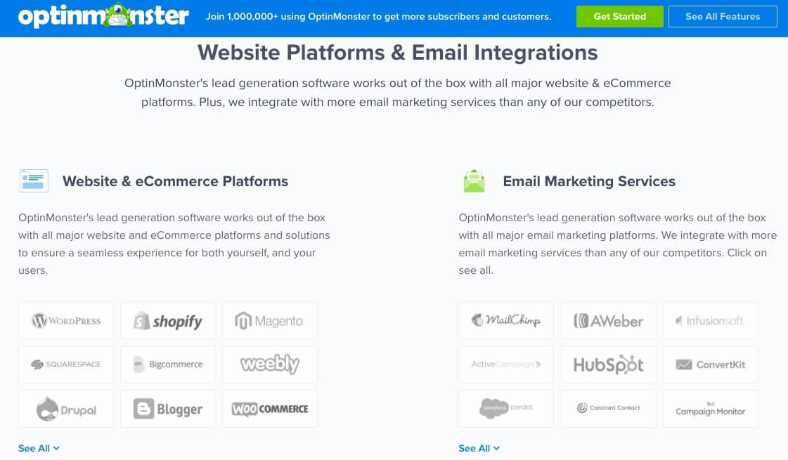 integrazione della piattaforma tipo di prova sociale