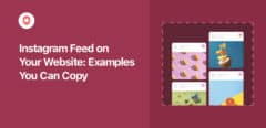 Beispiele für einen Instagram-Feed auf Ihrer Website