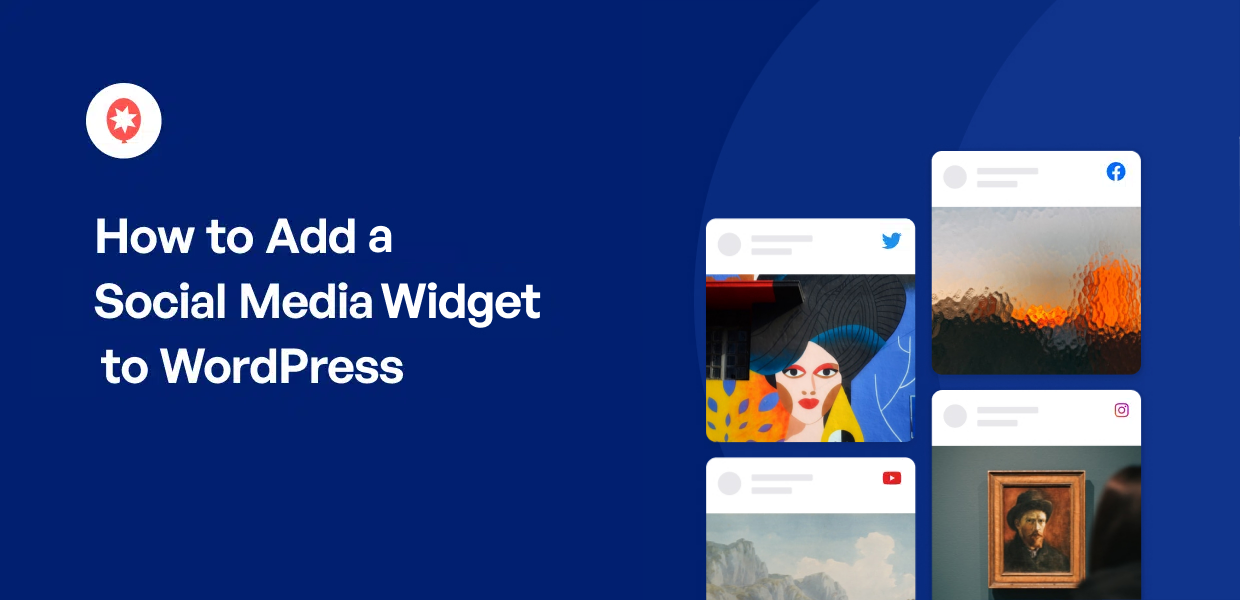 como adicionar um widget de redes sociais ao wordpress