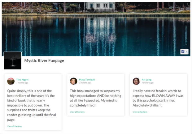 review feed beispiel facebook