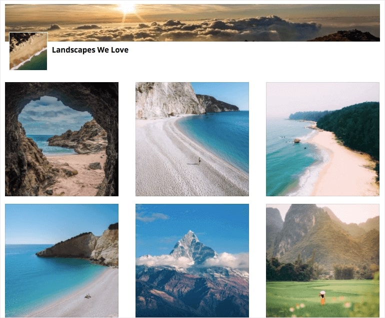 flux de photos facebook