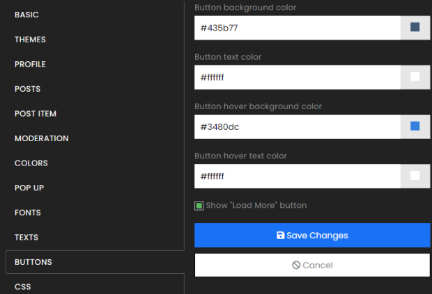 personalizador en vivo para sociablekit