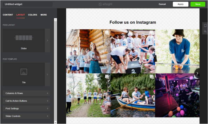 Live-Editor elfsight