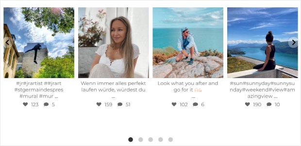 carousel instagram feed