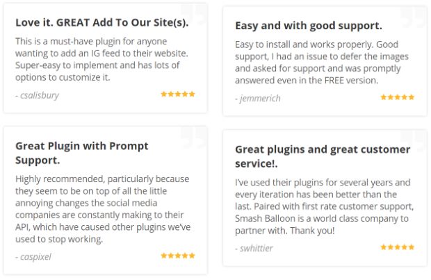 smash balloon customer support