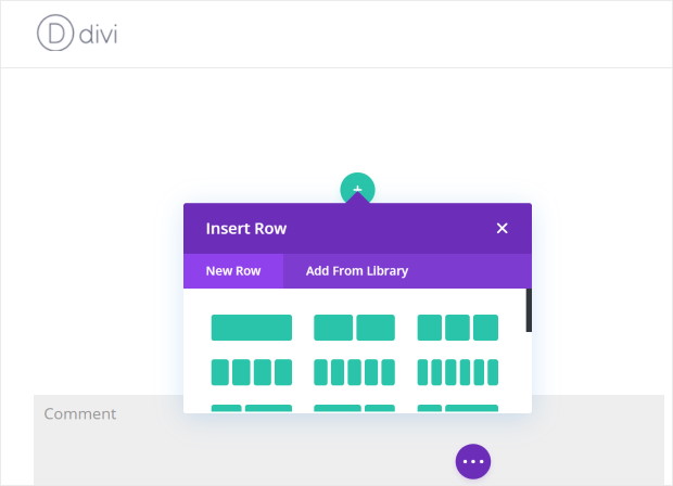 começar a construir a partir de um modelo em branco