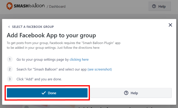 añadir una aplicación de Facebook