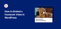 Cómo insertar un vídeo de Facebook en WordPress