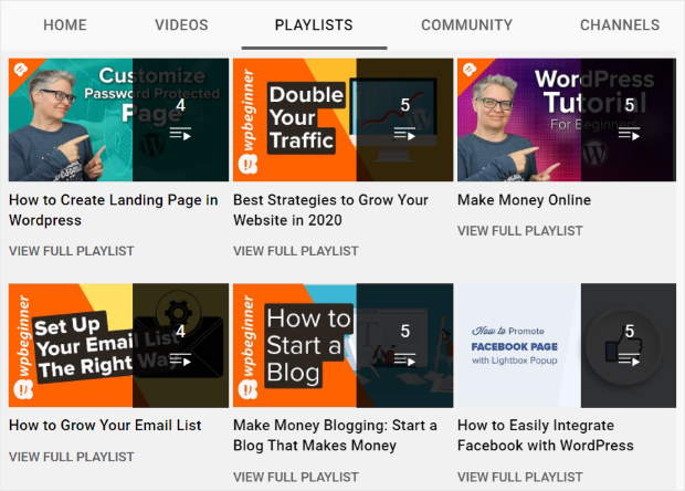 crear listas de reproducción para aumentar las horas de visionado