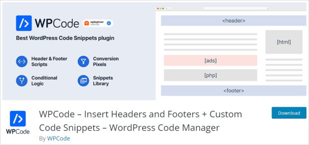 plugin wpcode plugin wordpress inserisci codice