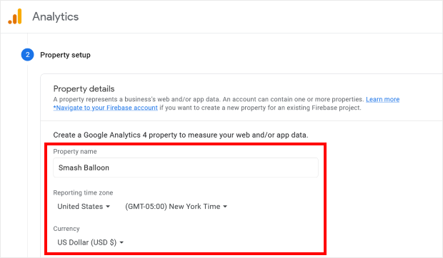 inserire i dettagli della proprietà