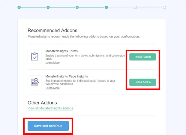 addons monsterinsights