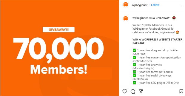 instagram marketing tips celebrate milestones