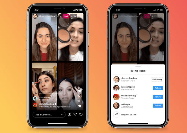 instagram livestreams