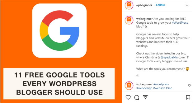 example of instagram captions marketing tips