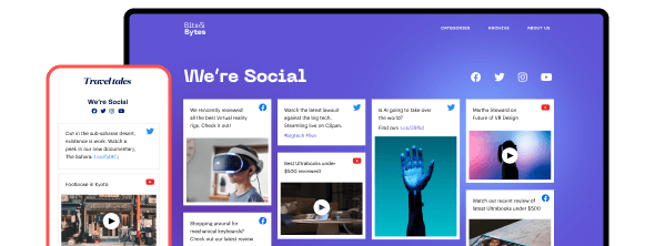 Multiple feeds with no limitations
