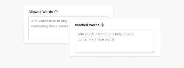 Einfaches Filtern oder Moderieren von Beiträgen