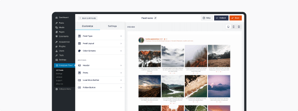 Visueller Feed-Anpasser
