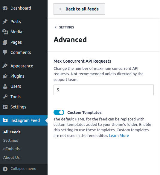 Instagram Custom Templates