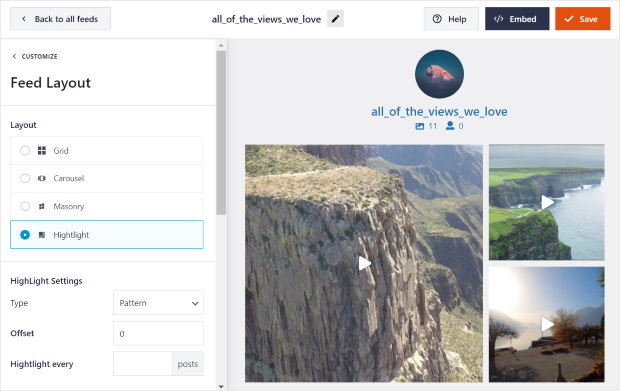customize your Instagram feeed