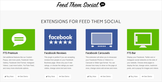 feed them social buy extensions