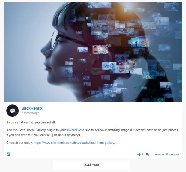 load more button feed them social