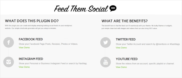 supported platforms feed them social