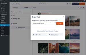 インスタグラムのフィードを埋め込む