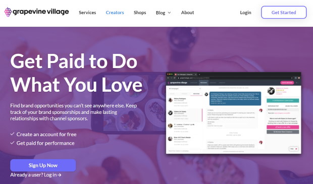 grapevine ganar dinero en youtube sin dar la cara