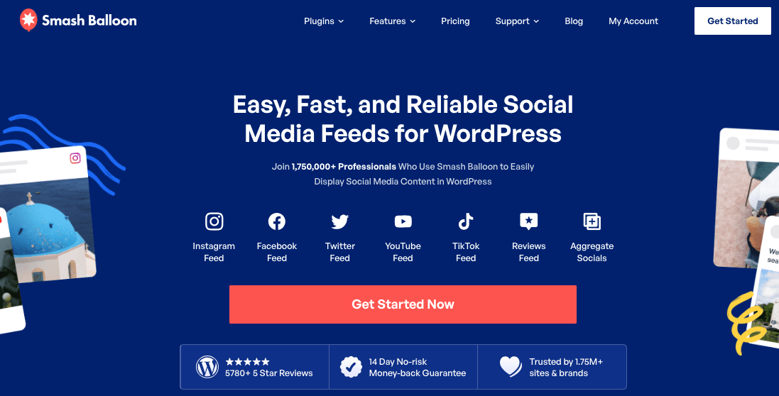 smash balloon social media feed plugins for wordpress