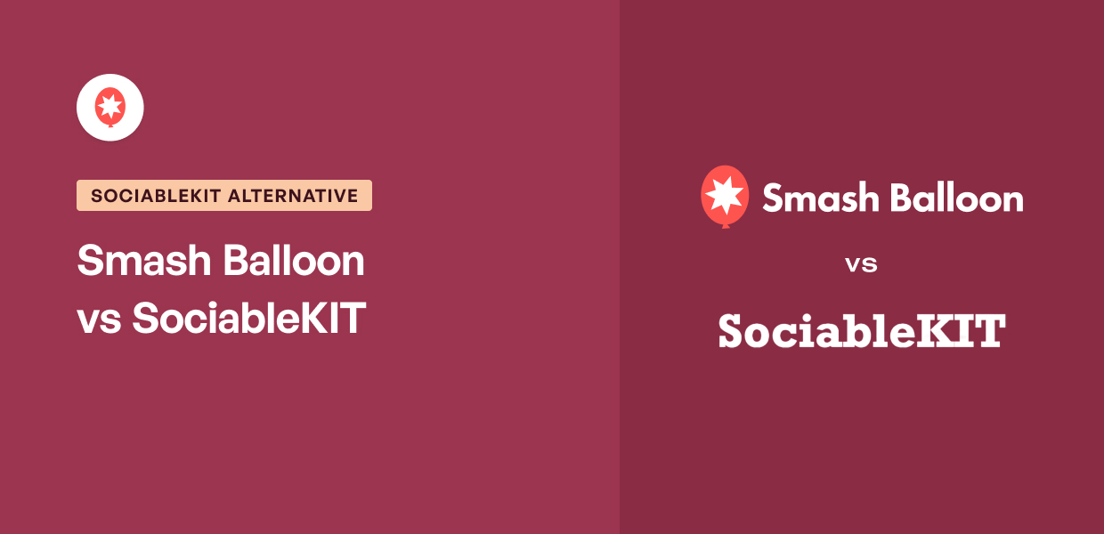 Mejor alternativa SociableKIT_ Smash Balloon vs SociableKIT