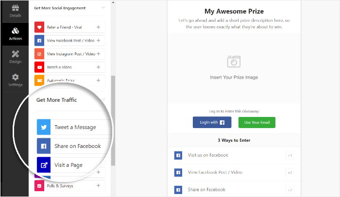 obtenir plus de trafic rafflepress