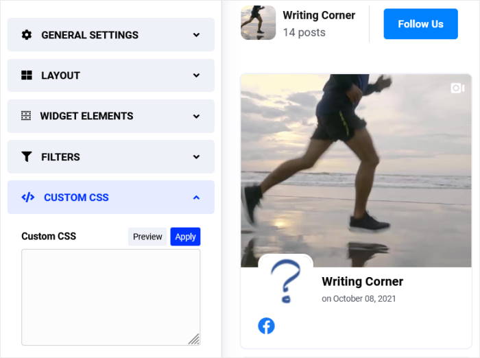 custom css embedsocial