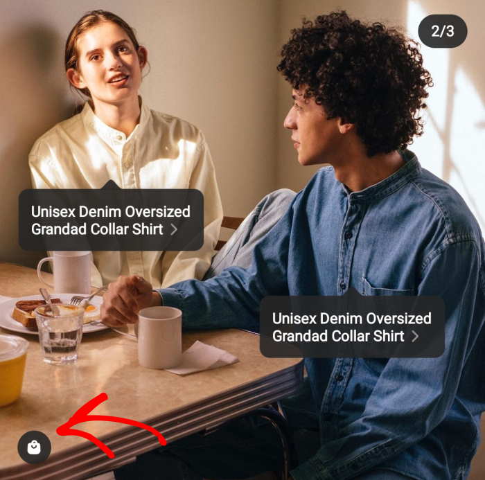 start buying a product from instagram