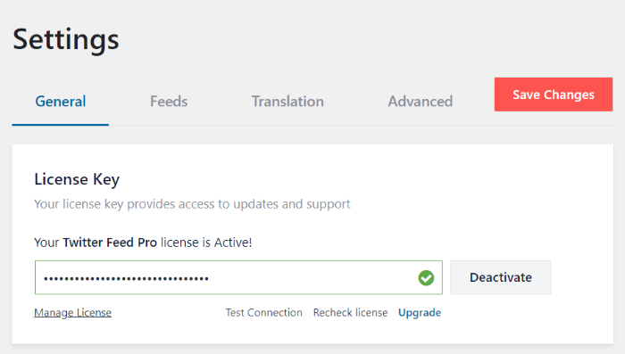 twitter feed 2 license key