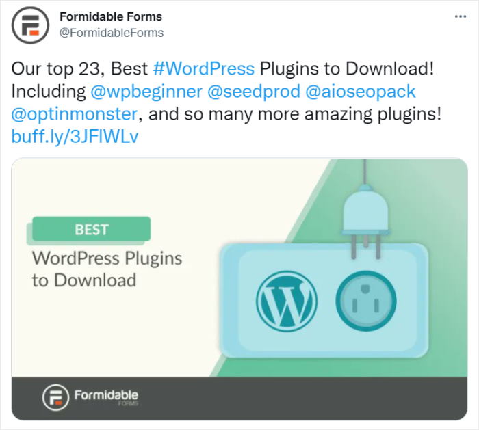 etiquete a otras personas en sus publicaciones en las redes sociales