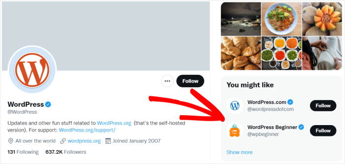 cuentas sugeridas redes sociales