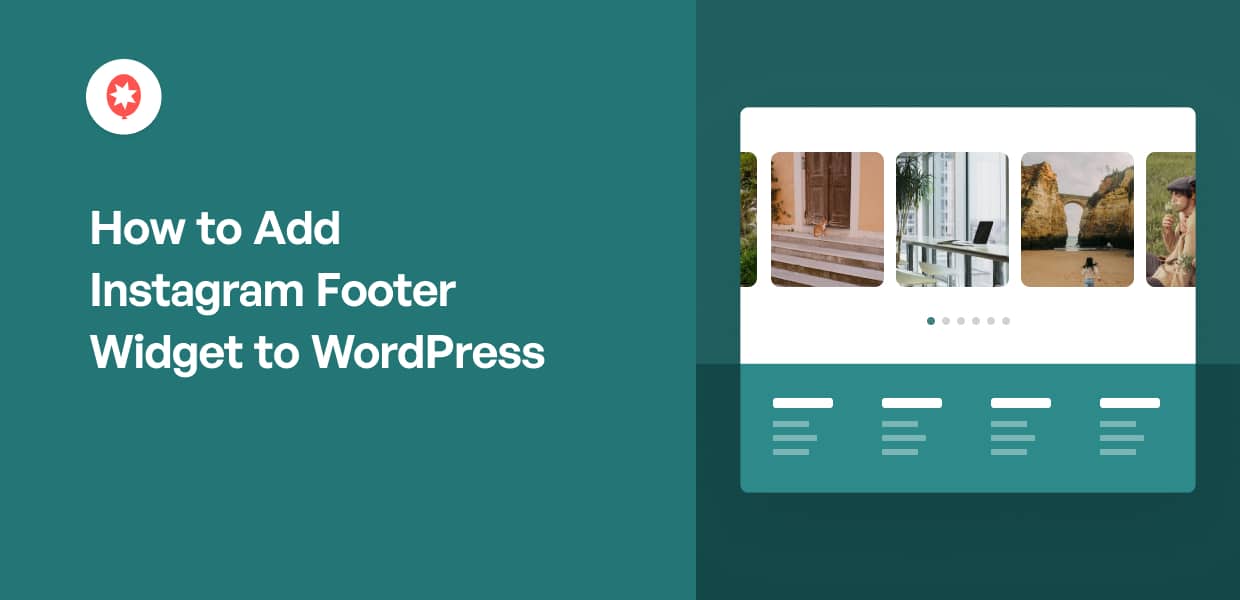 Wie man Instagram Footer Widget zu WordPress hinzufügt