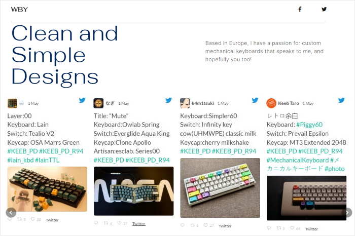exemple d'intégration d'un flux twitter
