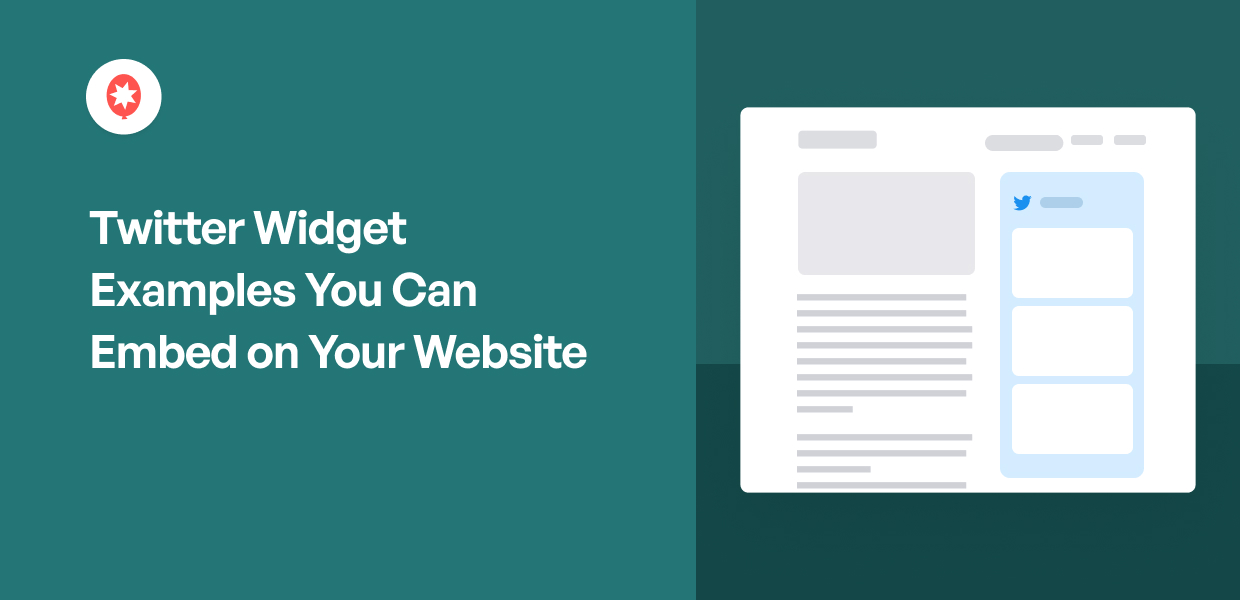 Exemples de widgets Twitter que vous pouvez intégrer à votre site web