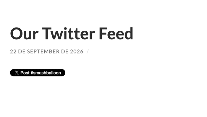 broken twitter timeline embed created manually - Smash Balloon broken twitter timeline embed created manually