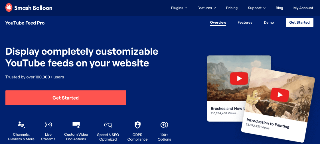embed youtube videos on wordpress using smash balloon youtube feed pro