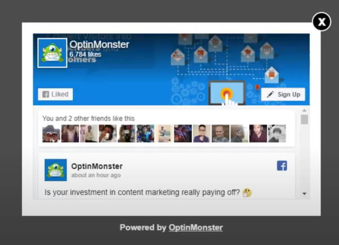 afficher une popup facebook sur votre site wordpress